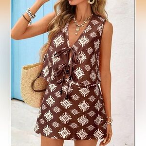 Matching Skirt Set- NEW, SMALL